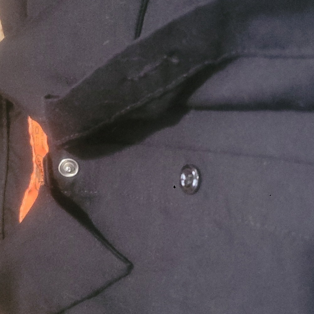 RED KAP Black button up work shirt - Picture 5 of 6